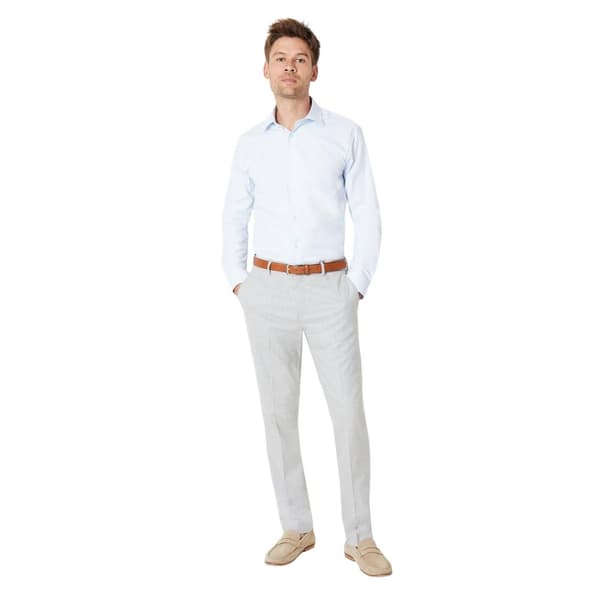 Burton Mens Easy-Iron Slim Formal Shirt (Pack of 2)