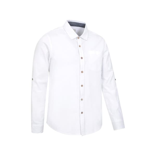 Mountain Warehouse Mens Coconut Textured Long-Sleeved Shirt