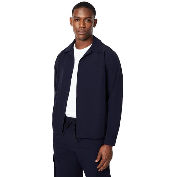Burton 1904 Stretch Overshirt för herrar Navy L
