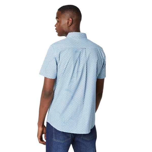 Maine Mens Arrow Print Short-Sleeved Shirt
