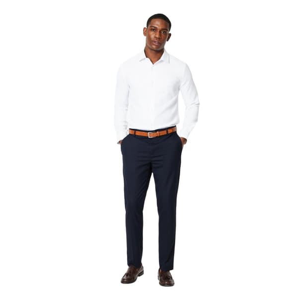 Burton Mens Basket Weave Tailored Formal Shirt