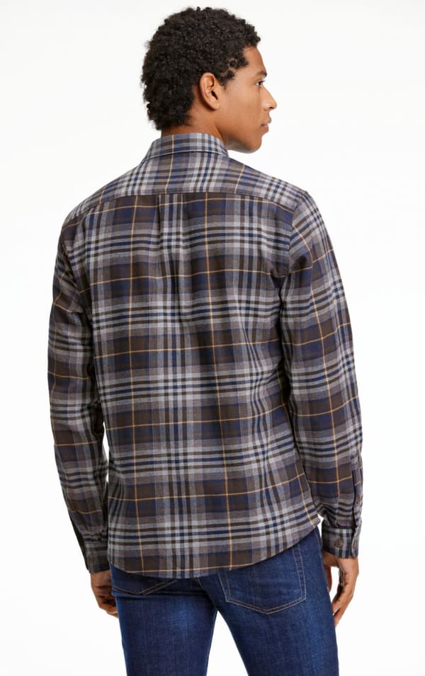 Lindbergh White - Skjorta 30-203636 Rutig, Twill