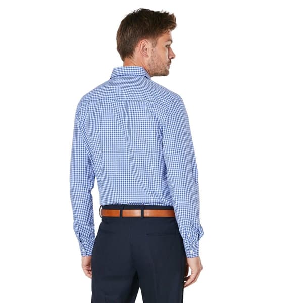 Burton Mens Small Scale Check Long-Sleeved Casual Shirt