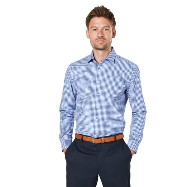 Burton Mens Small Scale Check Long-Sleeved Casual Shirt