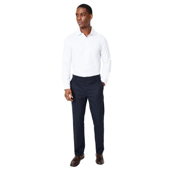 Burton Mens Cavalry Twill Easy-Iron Slim Formal Shirt