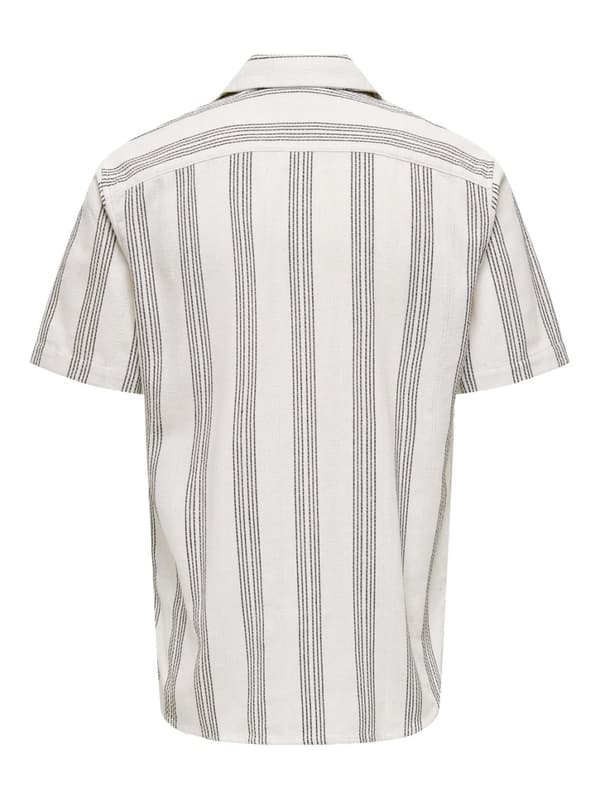 Only & Sons - onsTrue Reg SS Stripe Shirt