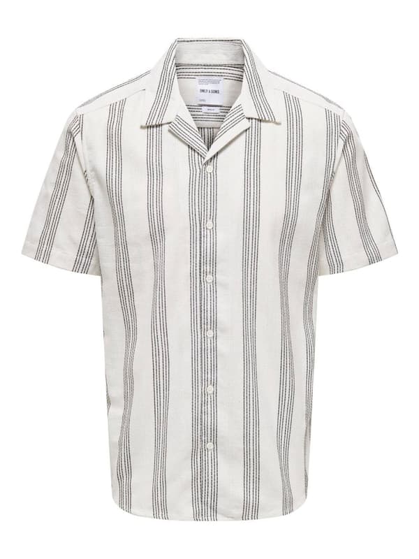 Only & Sons - onsTrue Reg SS Stripe Shirt