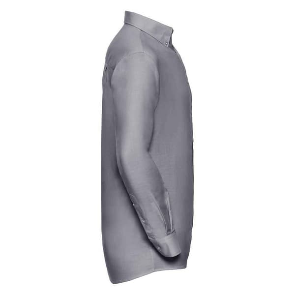 Russell Collection Mens Oxford Long-Sleeved Formal Shirt