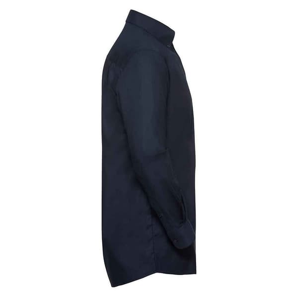 Russell Collection Mens Oxford Long-Sleeved Formal Shirt