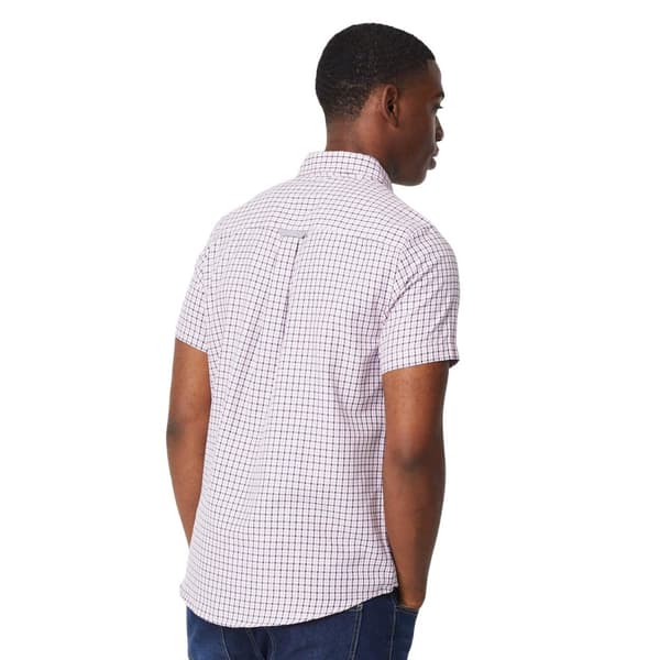 Maine Mens Classic Checked Short-Sleeved Shirt