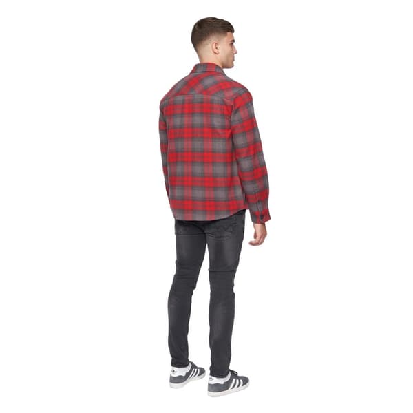 Duck and Cover Mens Willington Checked Overshirt