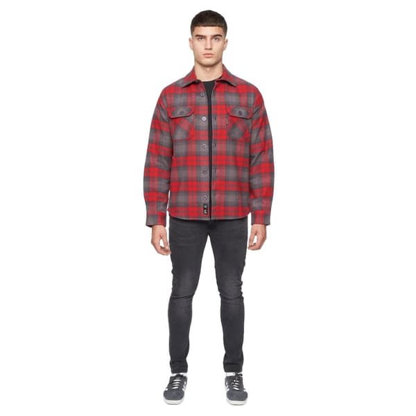 Duck and Cover Mens Willington Checked Overshirt