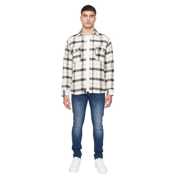 Duck and Cover Mens Francore Checked Overshirt