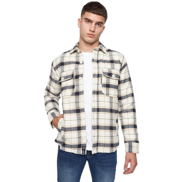 Duck and Cover Mens Francore Checked Overshirt