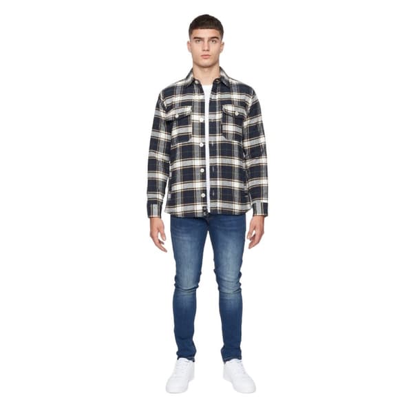 Duck and Cover Mens Francore Checked Overshirt