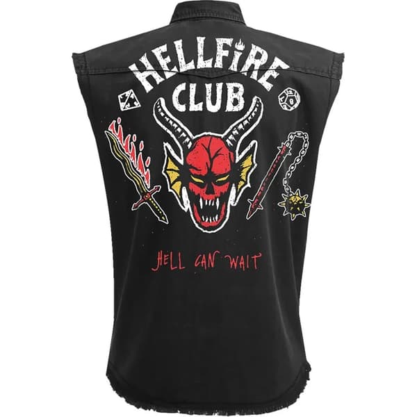 Spiral Direct Unisex Adult Hell Fire Club Stranger Things T-shirt