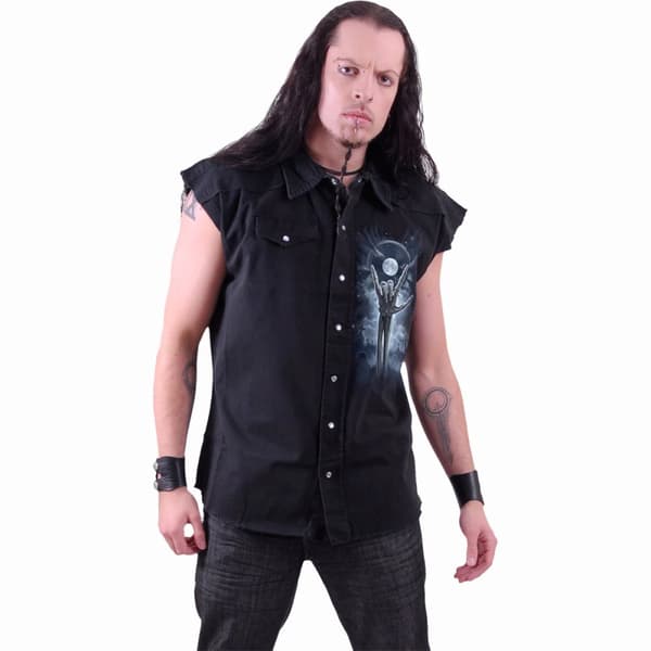 Spiral Direct Unisex Adult Grim Rocker Sleeveless Shirt