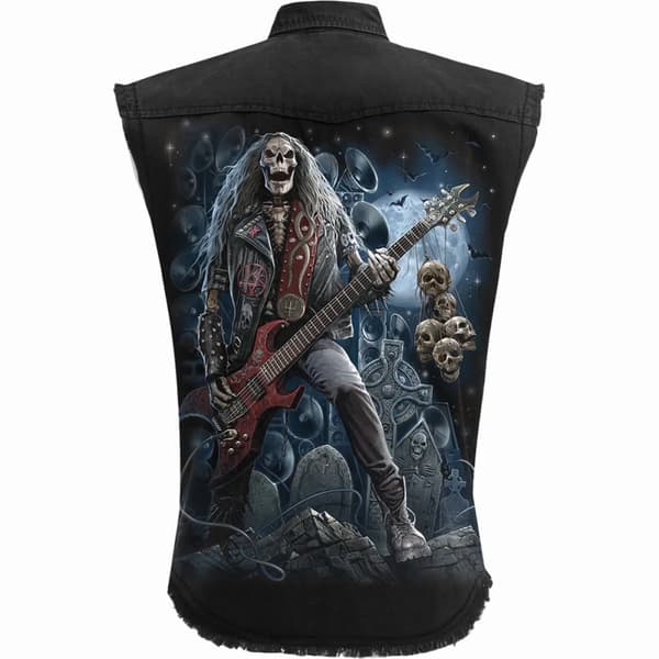Spiral Direct Unisex Adult Grim Rocker Sleeveless Shirt