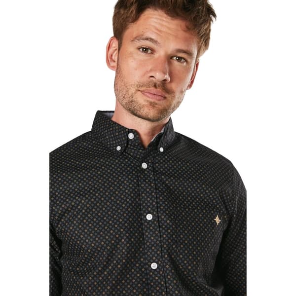 Maine Mens Geo Sphere Long-Sleeved Shirt