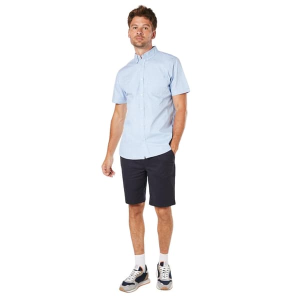 Maine Mens Geo Abstract Short-Sleeved Shirt
