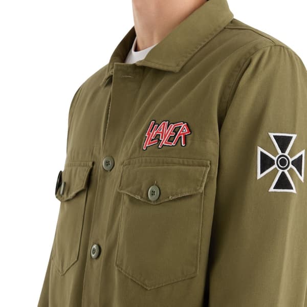 Amplified Slayer Military Overshirt för herrar