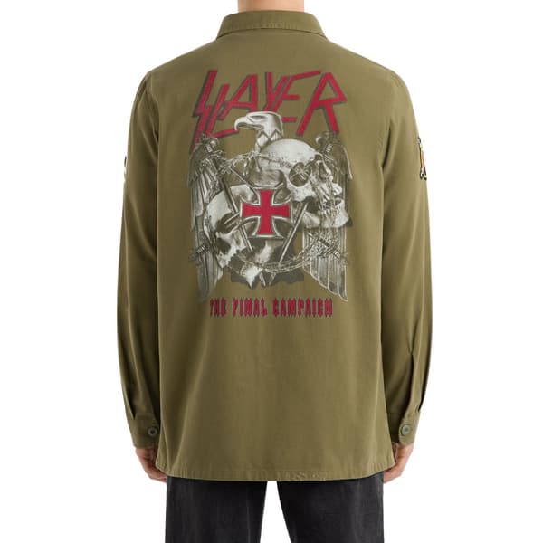 Amplified Slayer Military Overshirt för herrar