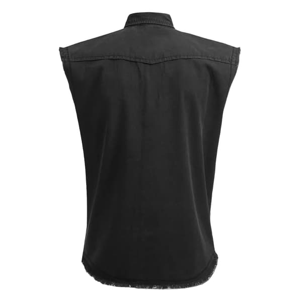 Spiral Direct Unisex Adult Double Death Stone Wash Sleeveless Shirt