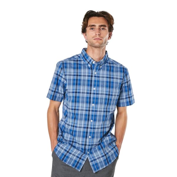 Maine Mens Blake Check Short-Sleeved Shirt