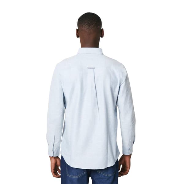 Maine Mens Fine Stripe Oxford Long-Sleeved Shirt