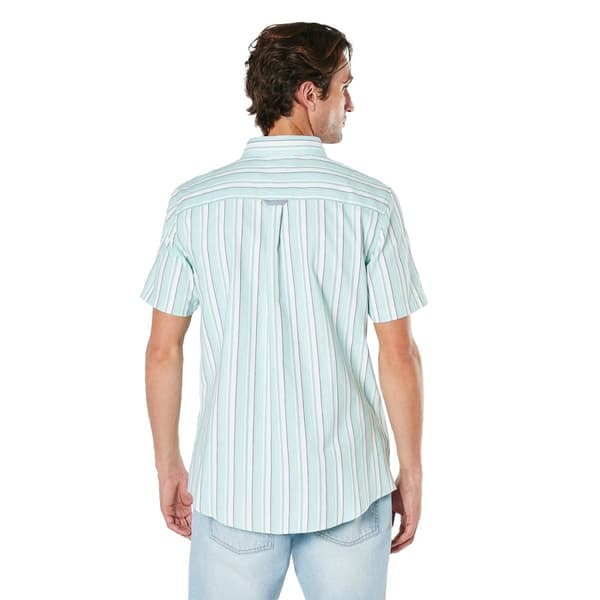 Maine Kortärmad skjorta Oxford Stripe för herrar
