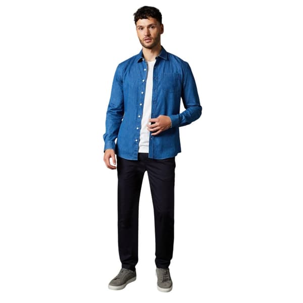 Burton Långärmad skjorta i denim för män