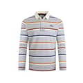 Miniatyrbilde 1 av 2: Weird Fish Mens Laxton Striped Organic Long-Sleeved Rugby Shirt