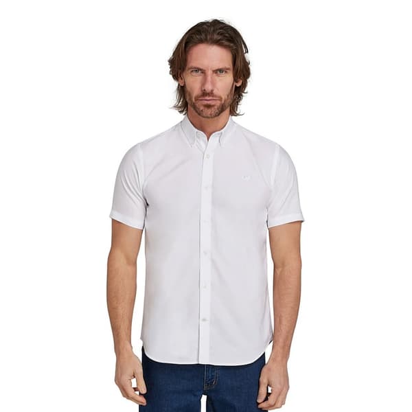 Raging Bull Mens Oxford Lightweight Short-Sleeved Shirt