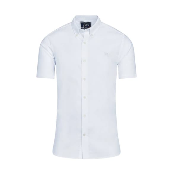 Raging Bull Mens Oxford Lightweight Short-Sleeved Shirt