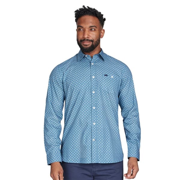 Raging Bull Mens Diamond Long-Sleeved Shirt