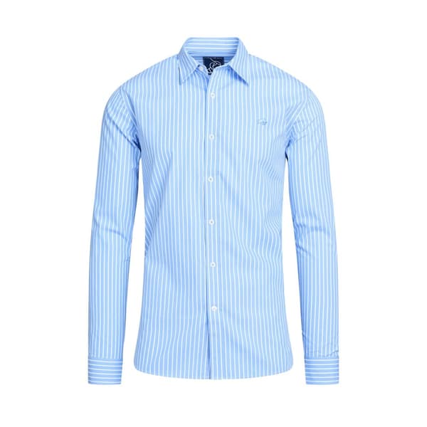 Raging Bull Långärmad skjorta Classic Stripe för herrar