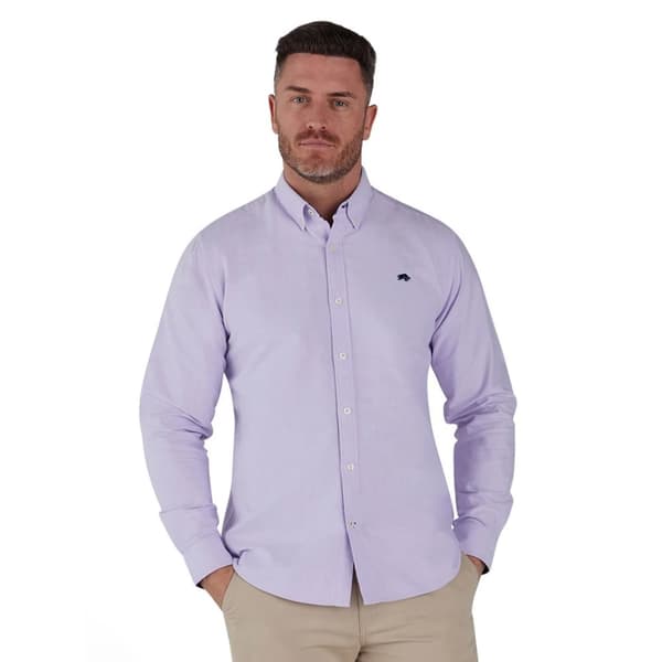 Raging Bull Mens Oxford Classic Long-Sleeved Shirt