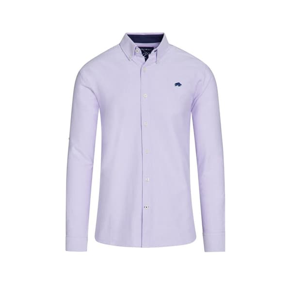 Raging Bull Mens Oxford Classic Long-Sleeved Shirt