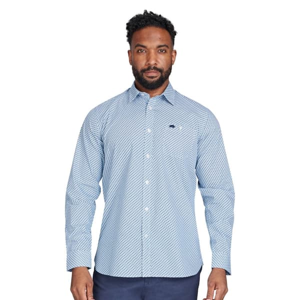 Raging Bull Mens Triangle Geometric Long-Sleeved Shirt
