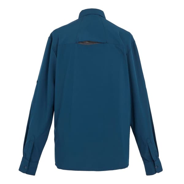 Regatta Mens Checked Packaway Long-Sleeved Travel Shirt