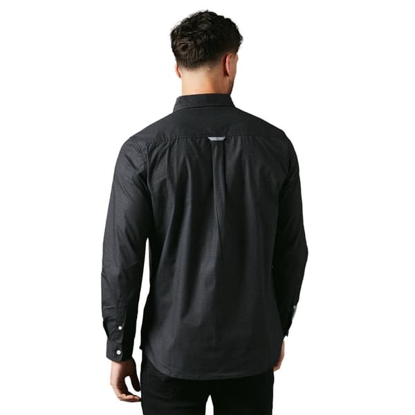 Maine Mens Octo Geometric Long-Sleeved Shirt