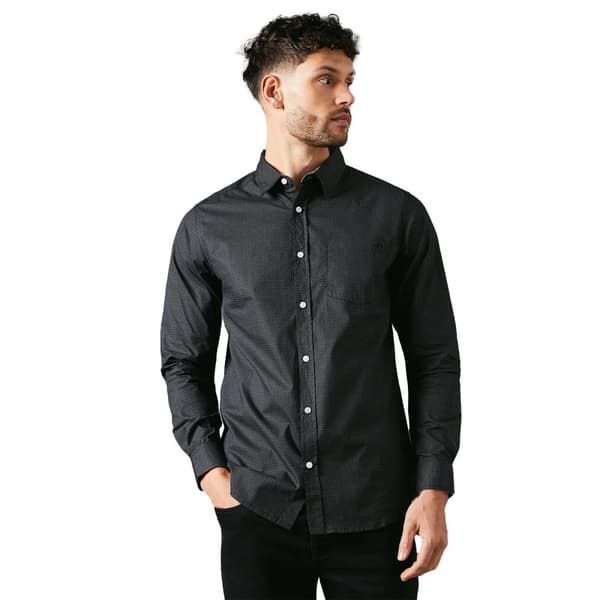 Maine Mens Octo Geometric Long-Sleeved Shirt