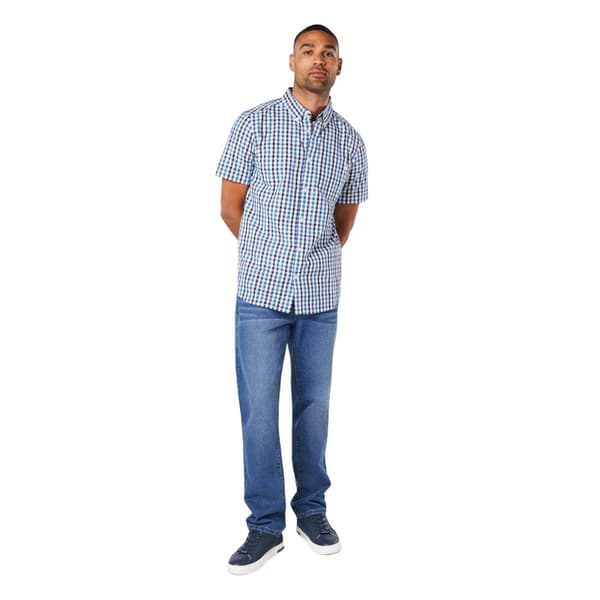 Maine Mens Skar Checked Short-Sleeved Shirt