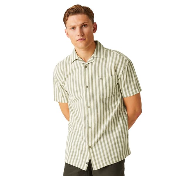 Regatta Mens Shorebay II Stripe Short-Sleeved Shirt