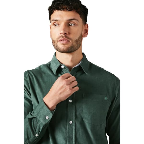 Maine Mens Corduroy Long-Sleeved Shirt
