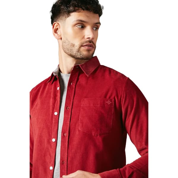 Maine Mens Corduroy Long-Sleeved Shirt