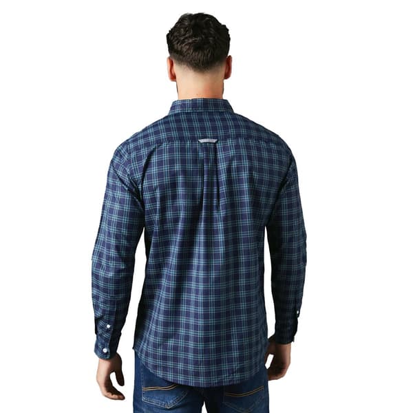 Maine Mens Brooklyn Checked Long-Sleeved Shirt