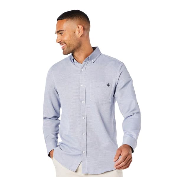 Maine Mens Patterned Long-Sleeved Shirt