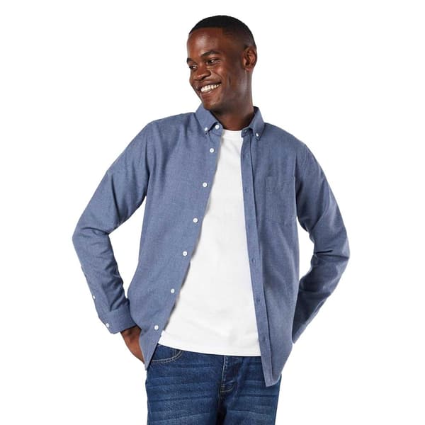 Maine Mens Brushed Long-Sleeved Shirt