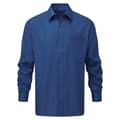 Miniatyrbilde 1 av 4: Russell Collection Mens Poplin Long-Sleeved Shirt